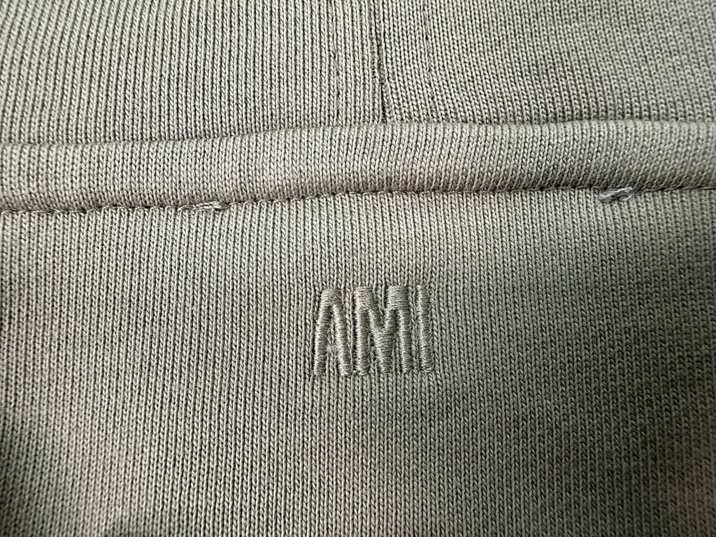 Ami Paris Ami de Coeur Zip Hoodie Navy - 49