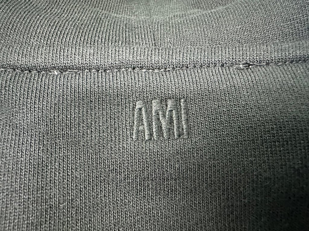 Ami Paris Ami de Coeur Zip Hoodie Navy - 69
