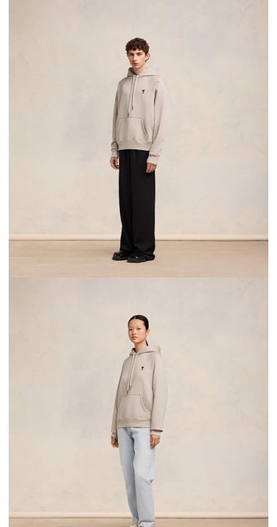 Ami Paris Small Heart Logo Hoodie - 37