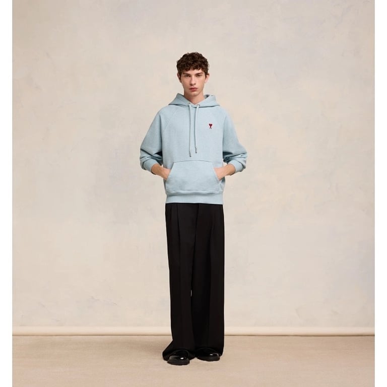 Ami Paris Small Heart Logo Hoodie - 40