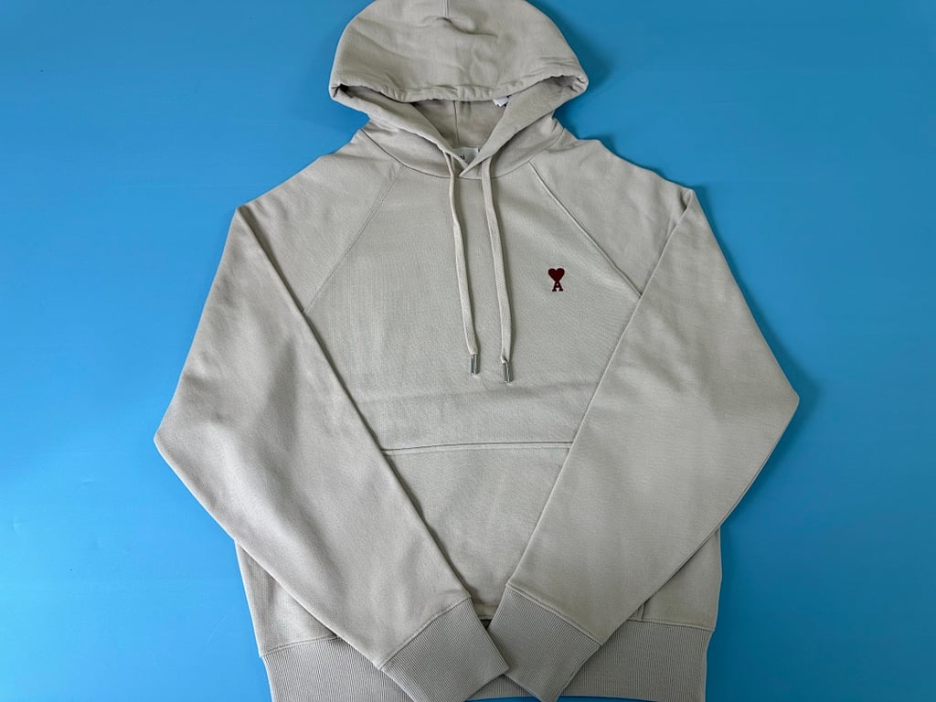Ami Paris Small Heart Logo Hoodie - 7