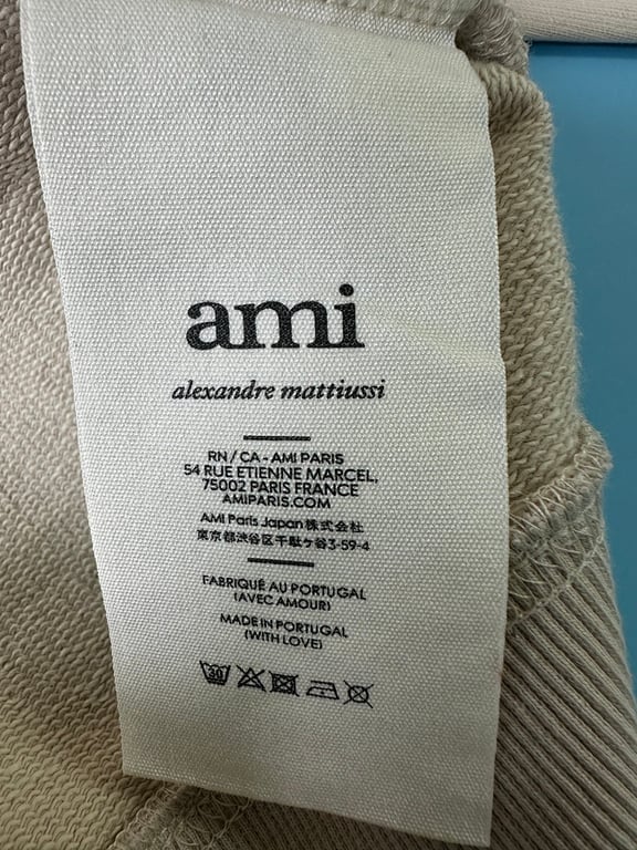 Ami Paris Small Heart Logo Hoodie - 9