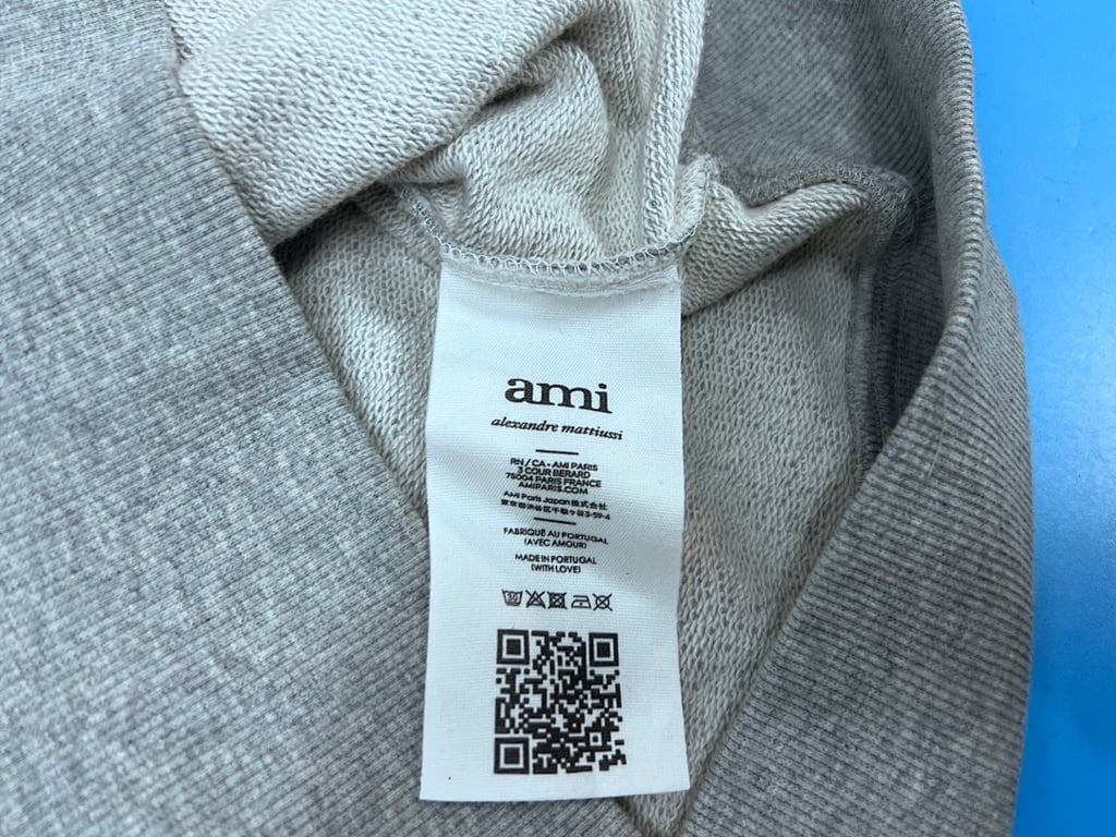 Ami Paris Ami de Coeur Zip-Up Hoodie Black - 27