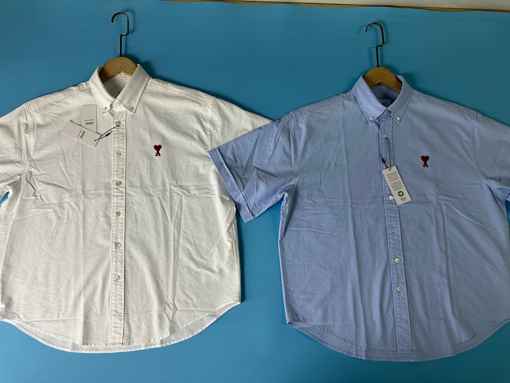 Ami Paris Ami de Coeur Short Sleeve Shirt - 12