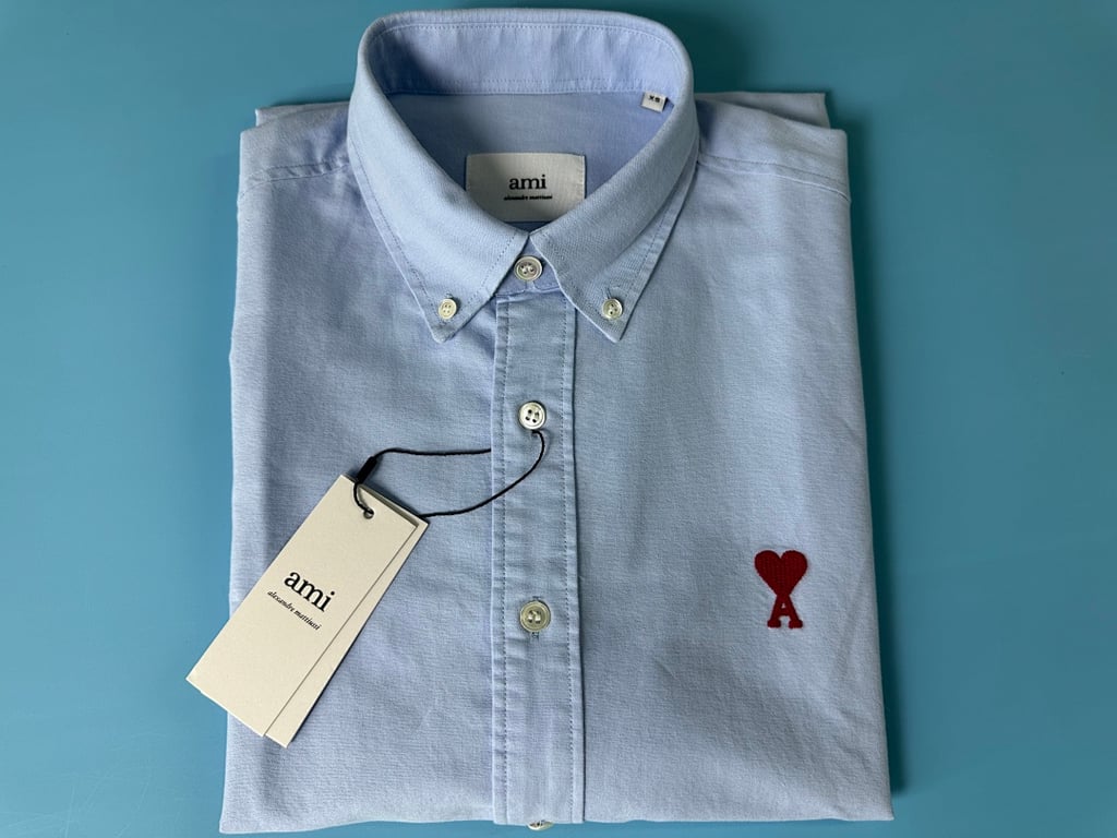 Ami Paris Ami de Coeur Short Sleeve Shirt - 36