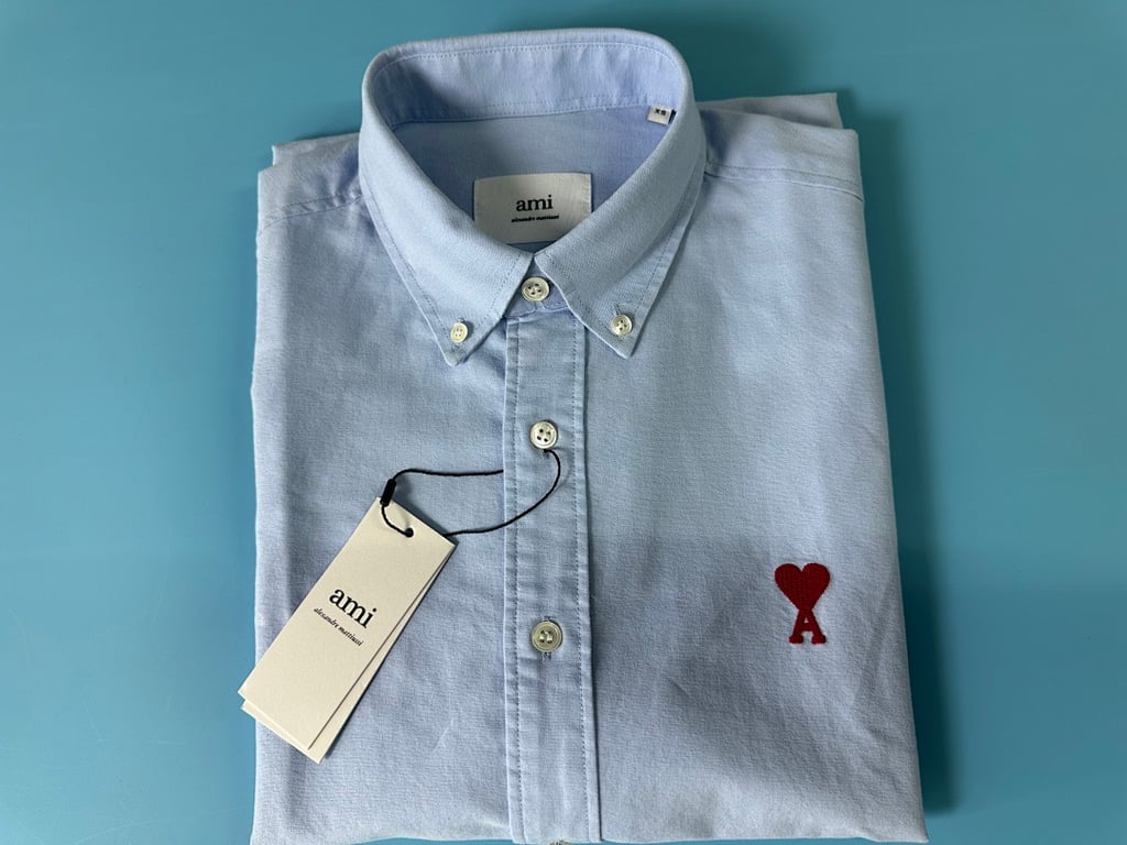 Ami Paris Ami de Coeur Short Sleeve Shirt - 37