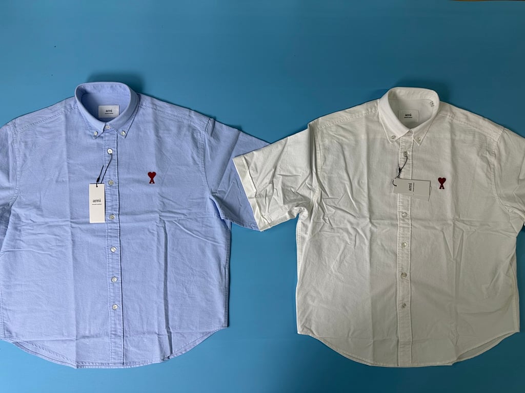 Ami Paris Ami de Coeur Short Sleeve Shirt - 39