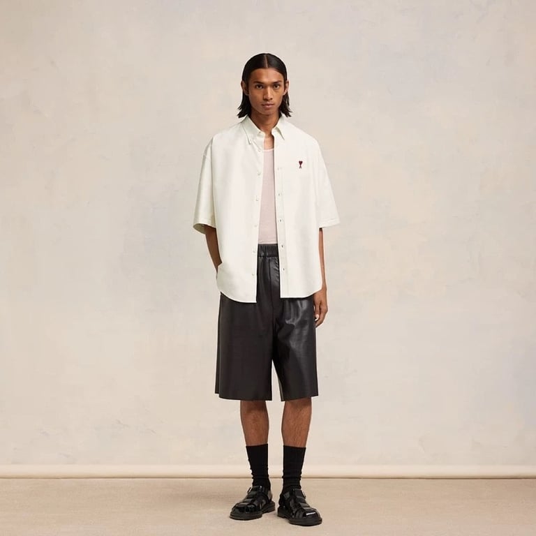 Ami Paris Ami de Coeur Short Sleeve Shirt - 4