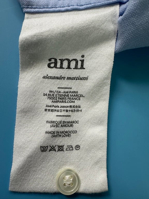 Ami Paris Ami de Coeur Short Sleeve Shirt - 40