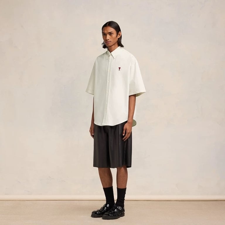 Ami Paris Ami de Coeur Short Sleeve Shirt - 5
