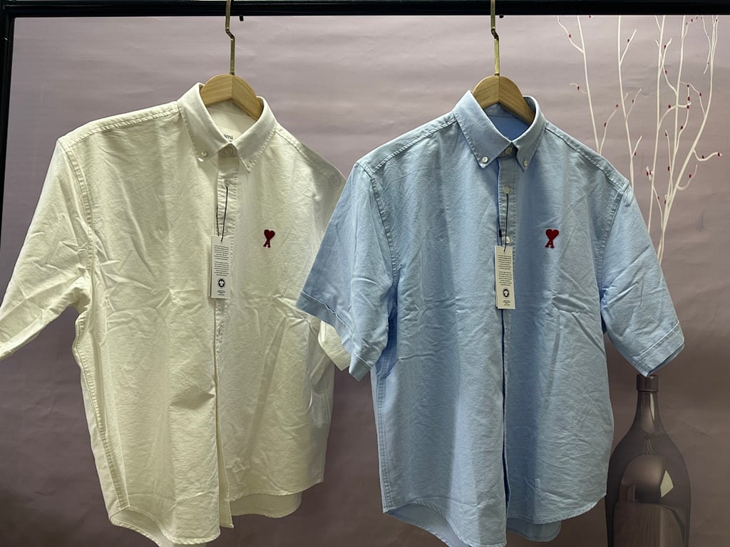Ami Paris Ami de Coeur Short Sleeve Shirt - 6