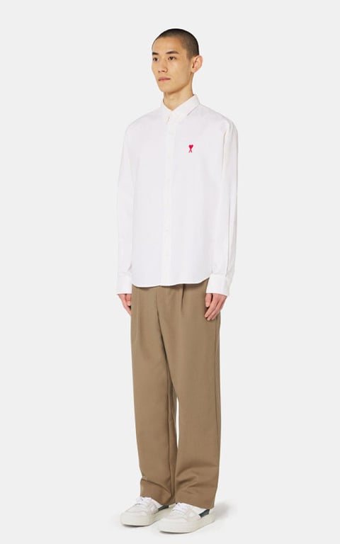 Ami Paris Ami de Coeur Oxford Shirt - 4