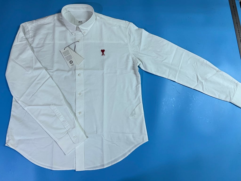 Ami Paris Ami de Coeur Oxford Shirt - 5