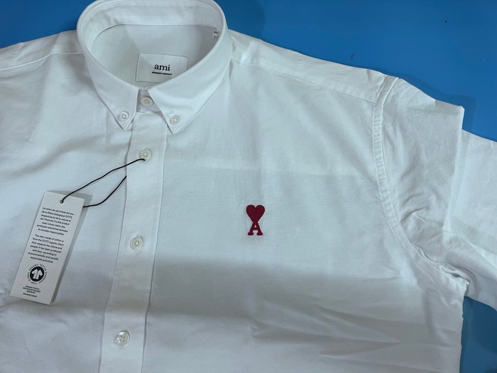 Ami Paris Ami de Coeur Oxford Shirt - 6