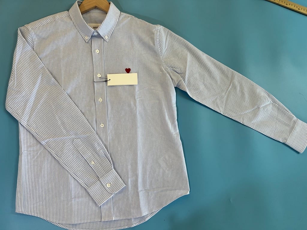 Ami Paris Ami de Coeur Striped Shirt - 10