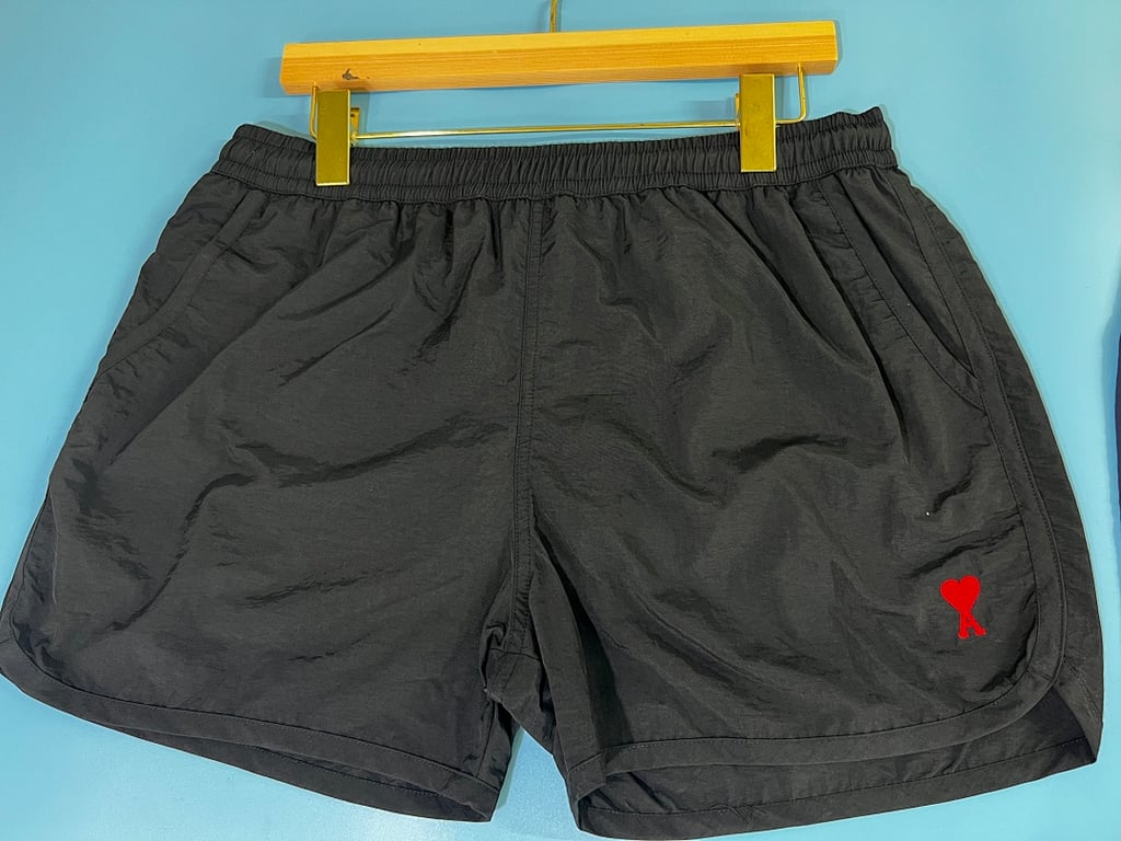 Ami Paris Ami de Coeur Swim Shorts - 4