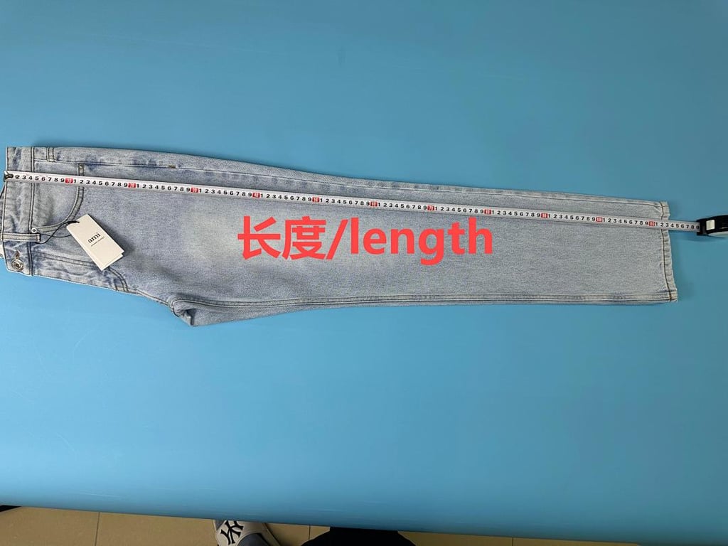 Ami Paris Metal Heart Light Blue Jeans - 16