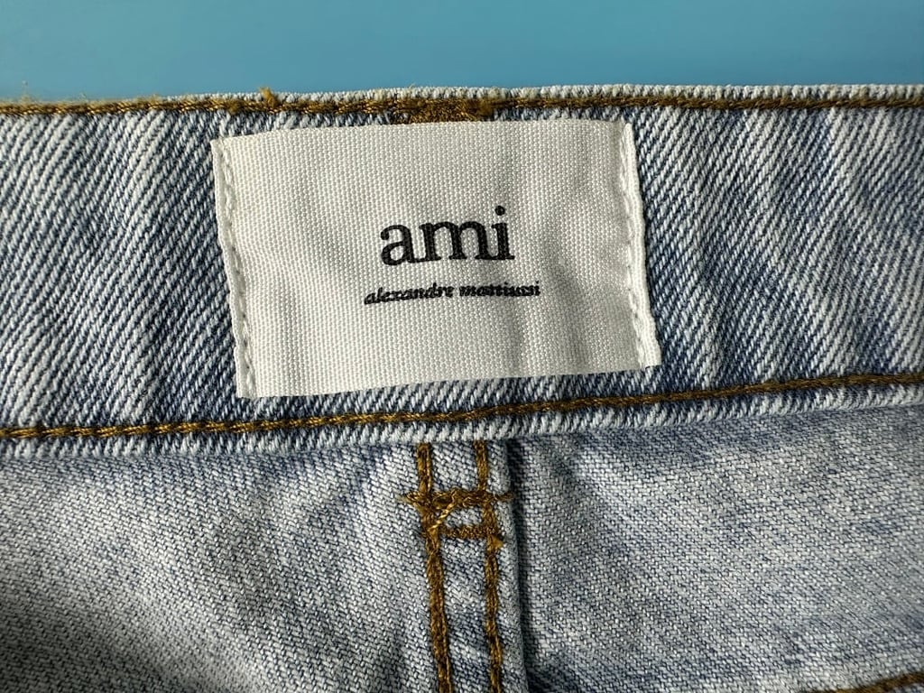 Ami Paris Metal Heart Light Blue Jeans - 22