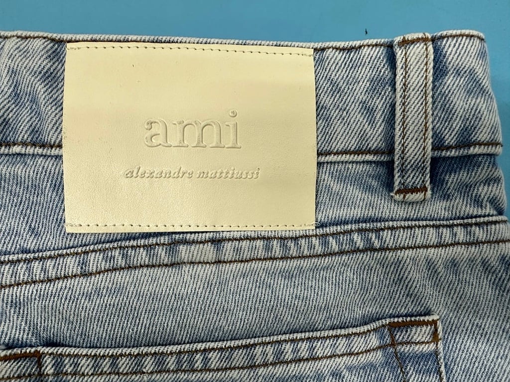 Ami Paris Metal Heart Light Blue Jeans - 29