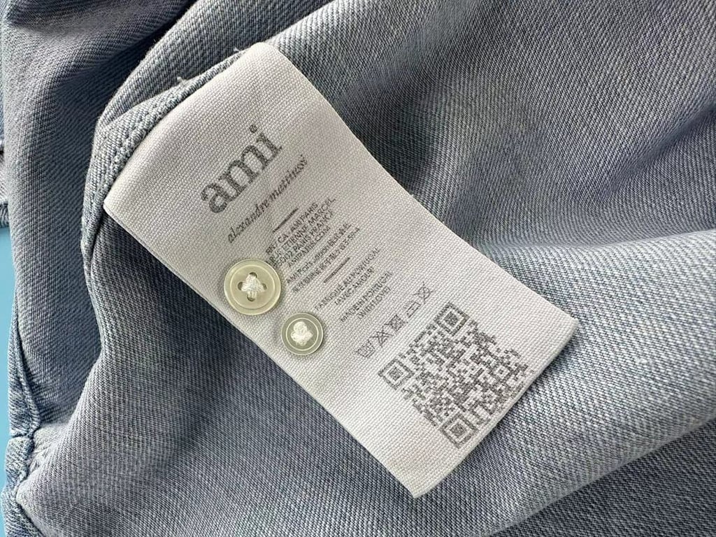 Ami Paris Vintage Denim Shirt Light Blue - 13