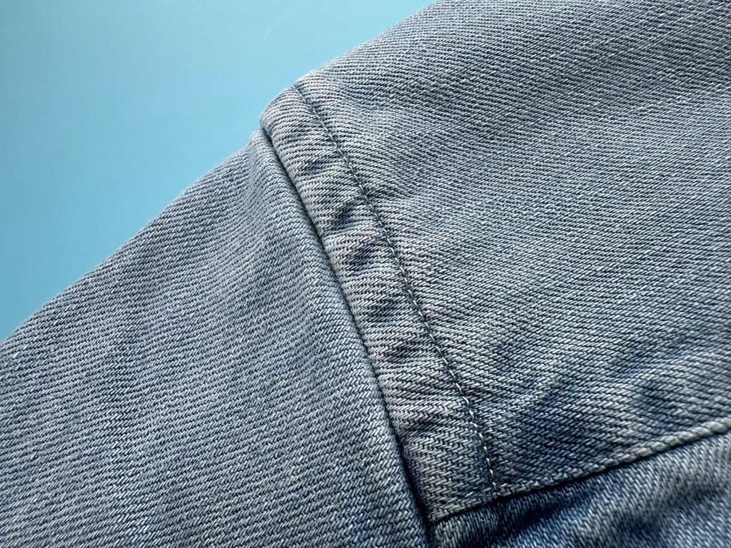 Ami Paris Vintage Denim Shirt Light Blue - 17