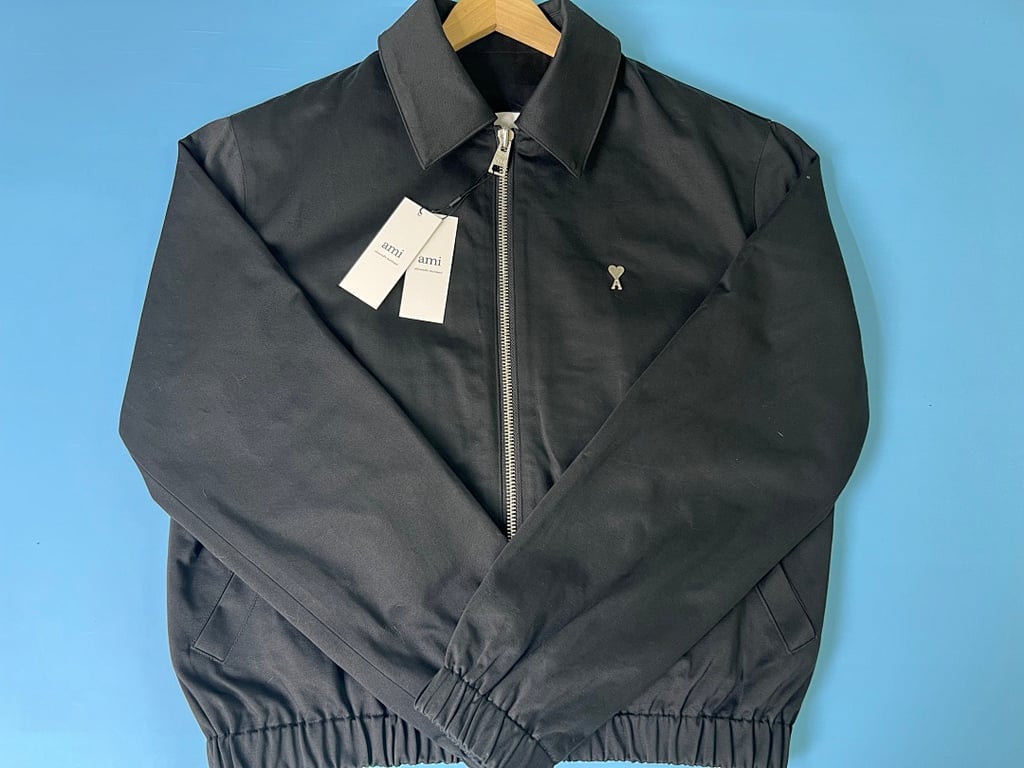 Ami Paris ADC Zipped Jacket Black - 10