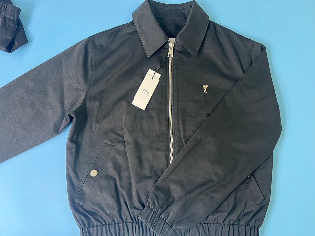 Ami Paris ADC Zipped Jacket Black - 24