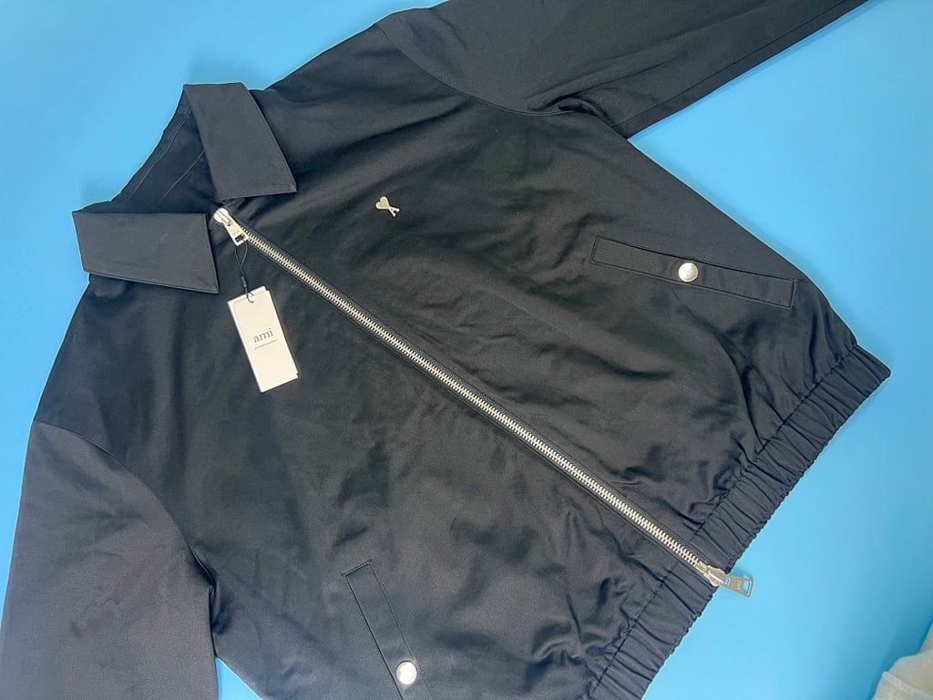 Ami Paris ADC Zipped Jacket Black - 29