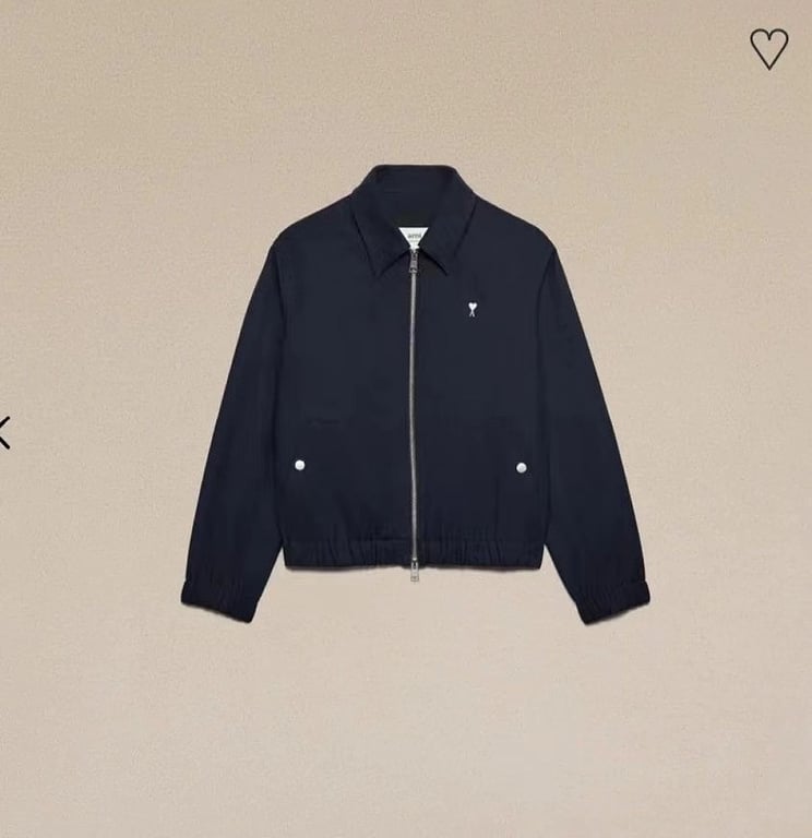 Ami Paris ADC Zipped Jacket Black - 37