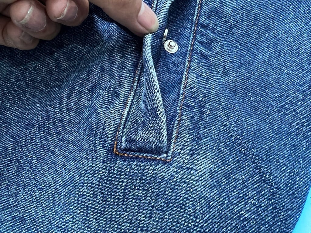 Ami Paris Ami de Coeur Denim Jacket Blue - 15