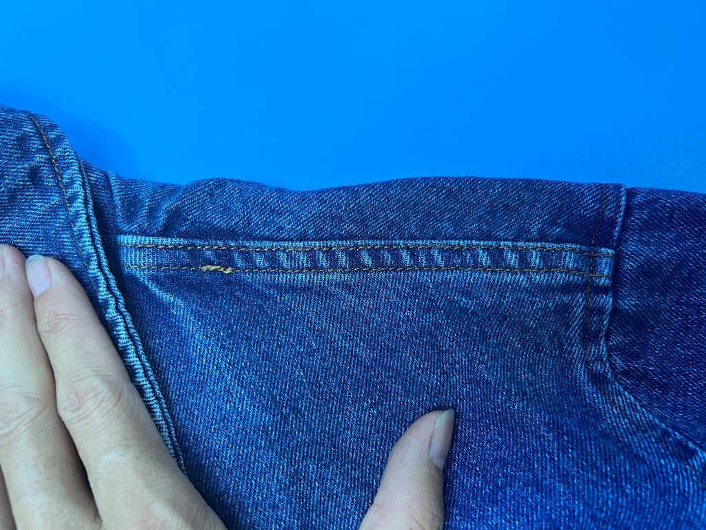 Ami Paris Ami de Coeur Denim Jacket Blue - 21