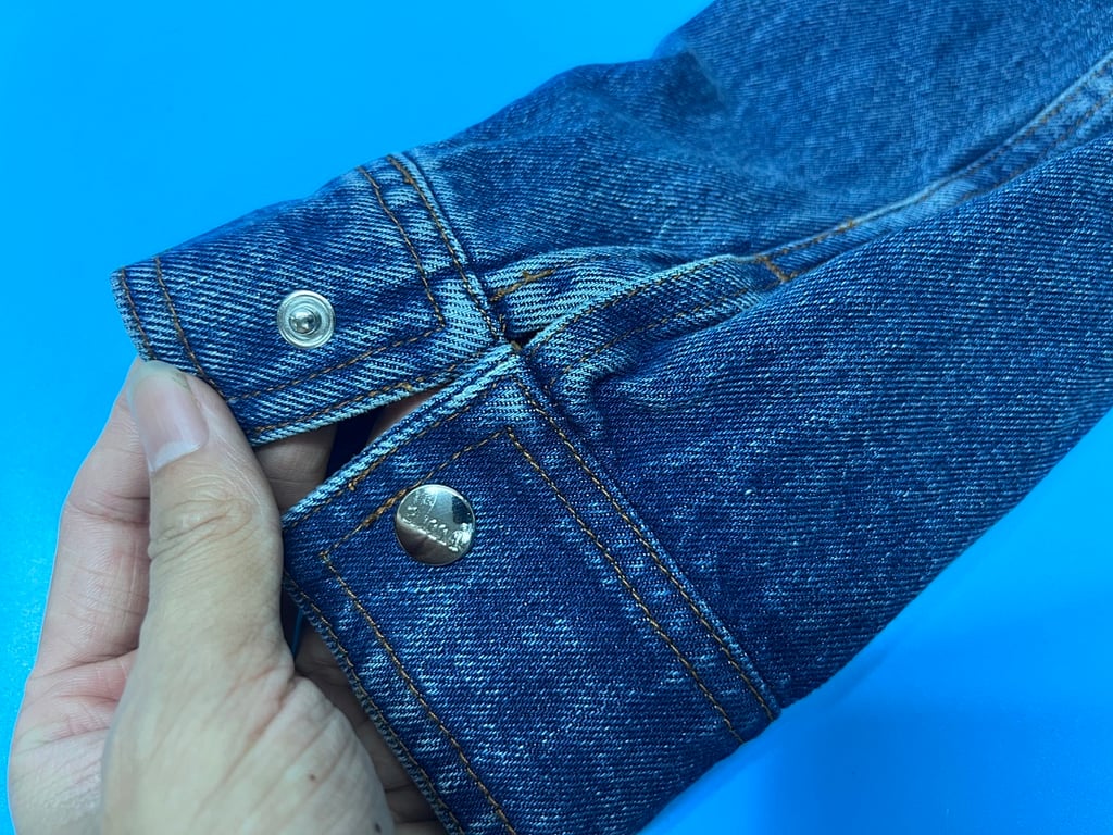 Ami Paris Ami de Coeur Denim Jacket Blue - 22