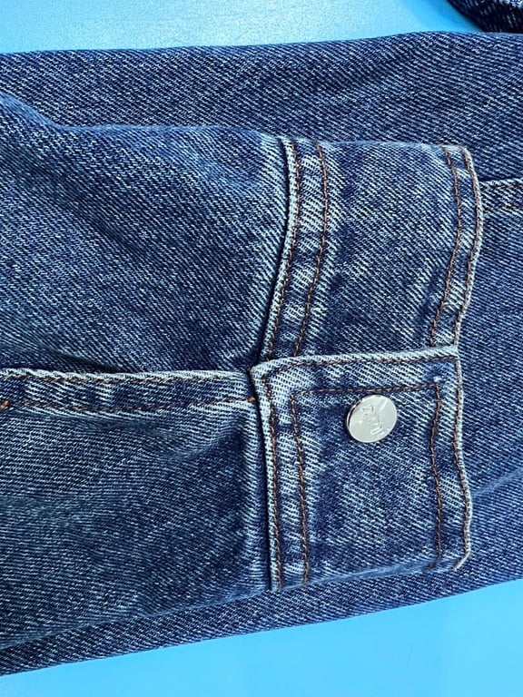 Ami Paris Ami de Coeur Denim Jacket Blue - 25