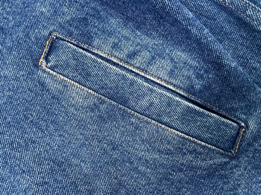 Ami Paris Ami de Coeur Denim Jacket Blue - 37