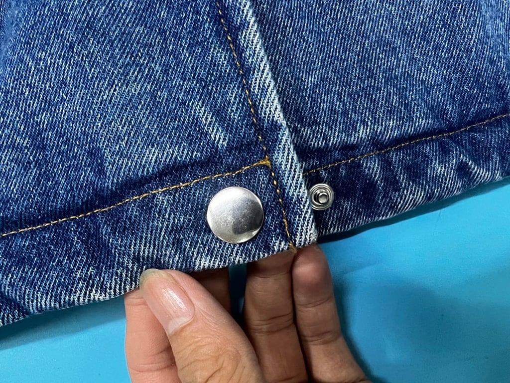 Ami Paris Ami de Coeur Denim Jacket Blue - 38