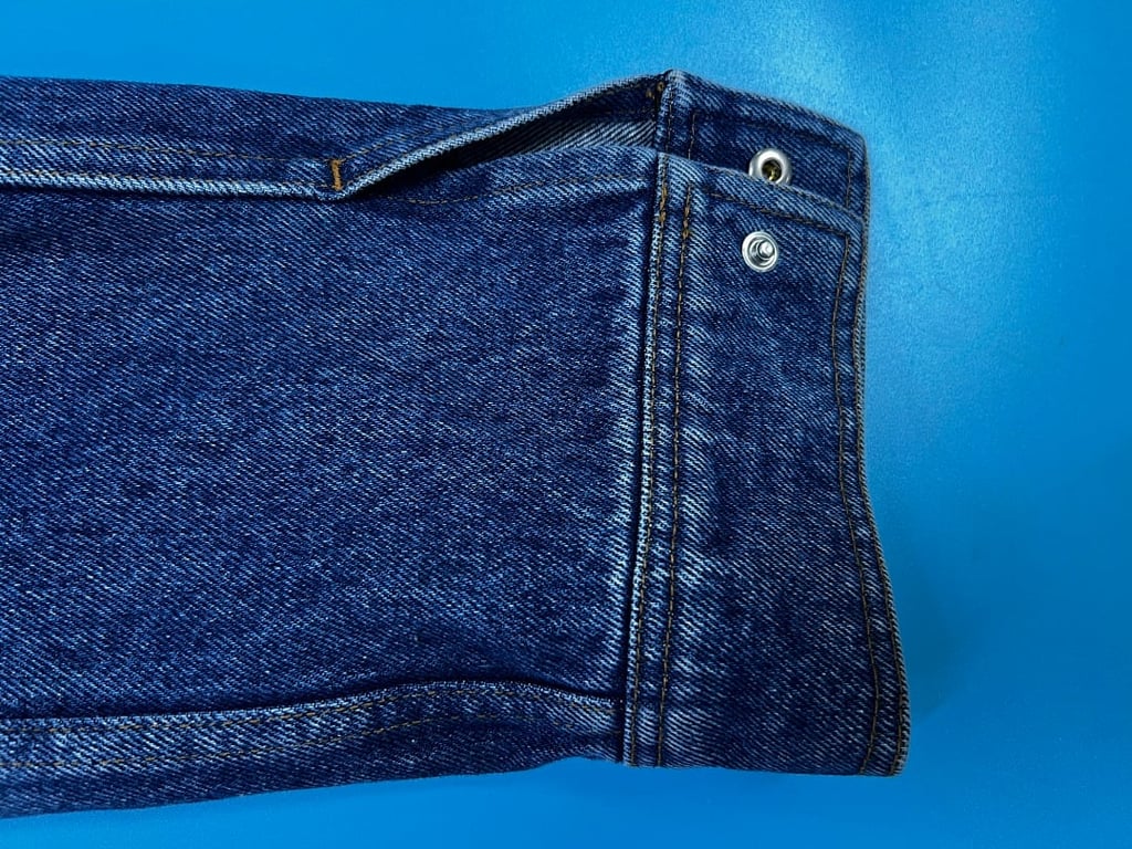 Ami Paris Ami de Coeur Denim Jacket Blue - 40