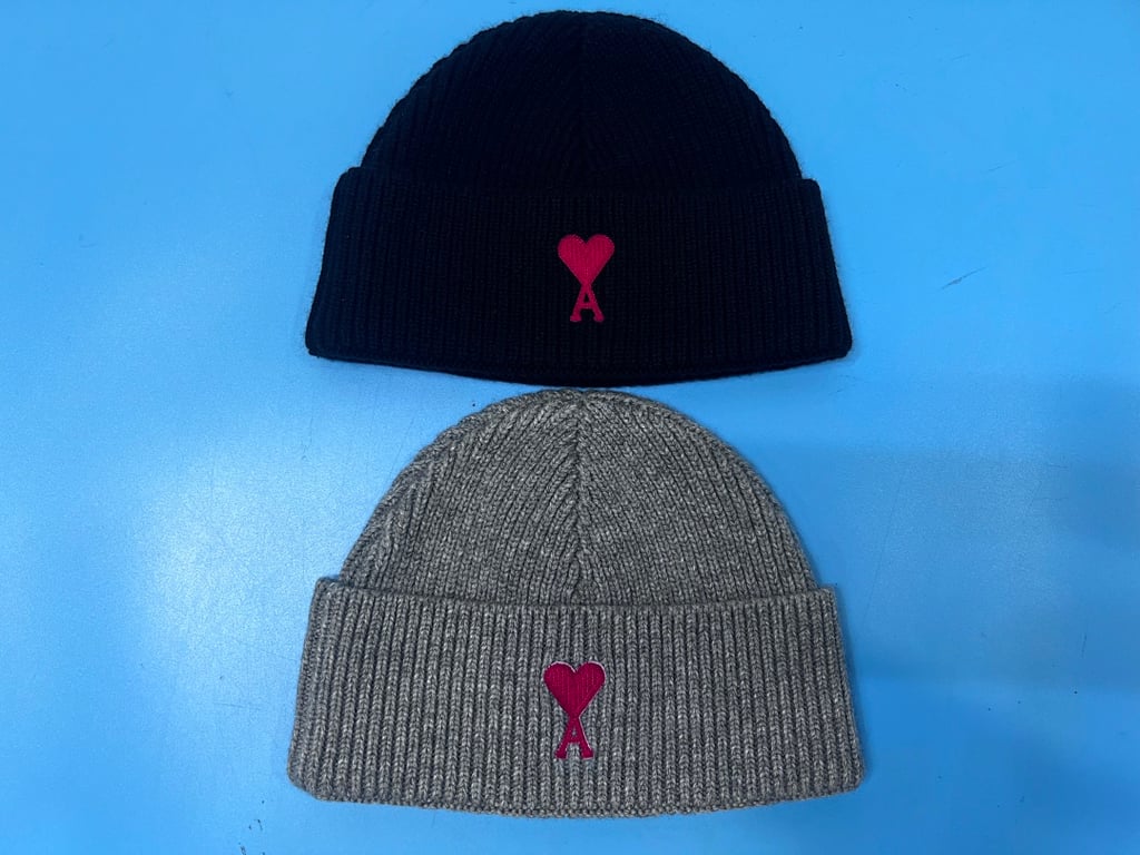 Ami Paris Ami de Coeur Wool Beanie Black - 22