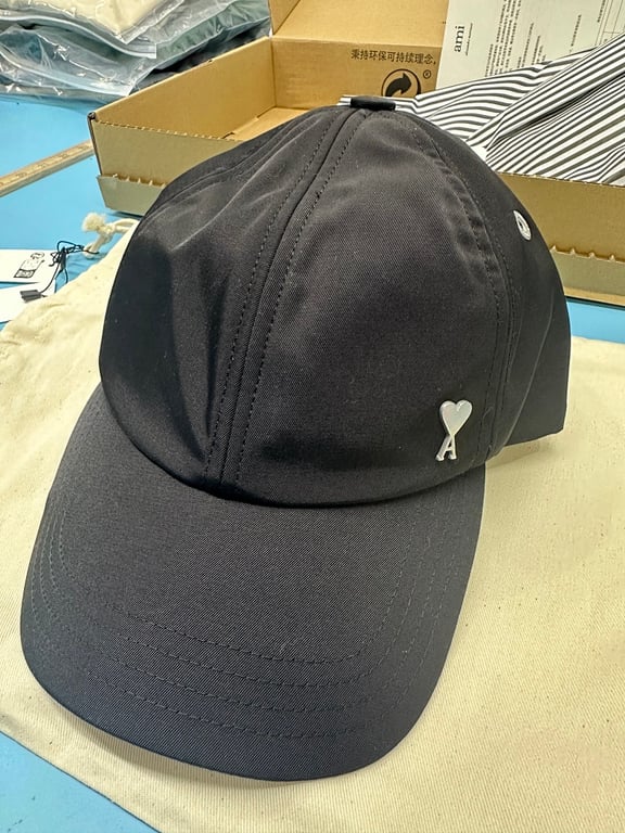 Ami Paris Metal Logo Baseball Cap - 19