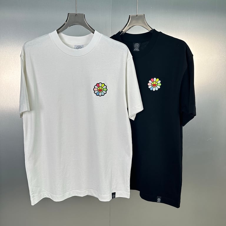 Takashi Murakami Sunflower Embroidered T-Shirt - 12