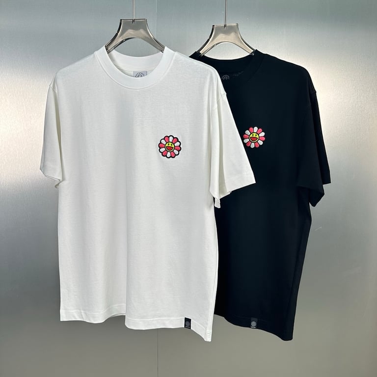 Takashi Murakami Sunflower Embroidered T-Shirt - 12