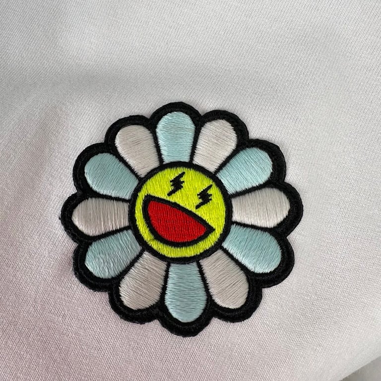Takashi Murakami Sunflower Embroidered T-Shirt - 12