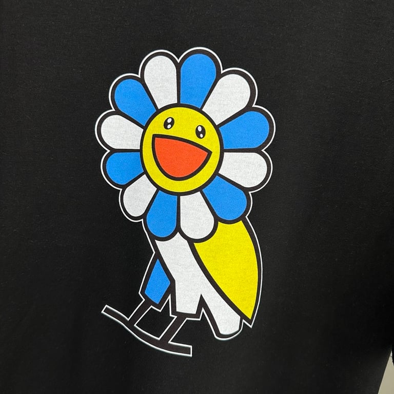 Takashi Murakami x OVO Sunflower T-Shirt Black - 12