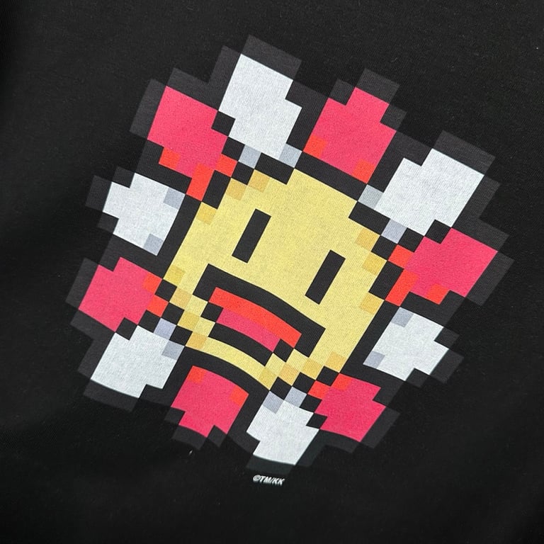 Takashi Murakami Pixel Sunflower T-Shirt - 7