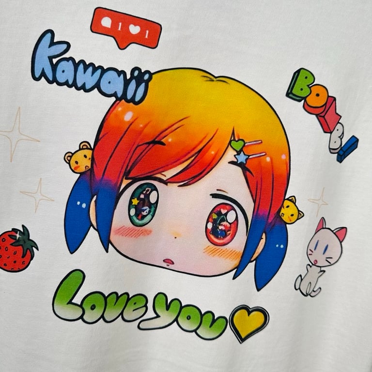 Takashi Murakami Kawaii Anime Graphic T-Shirt - 12