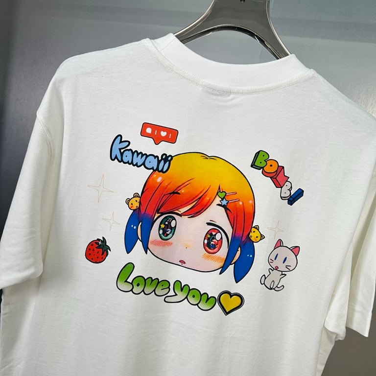 Takashi Murakami Kawaii Anime Graphic T-Shirt - 13
