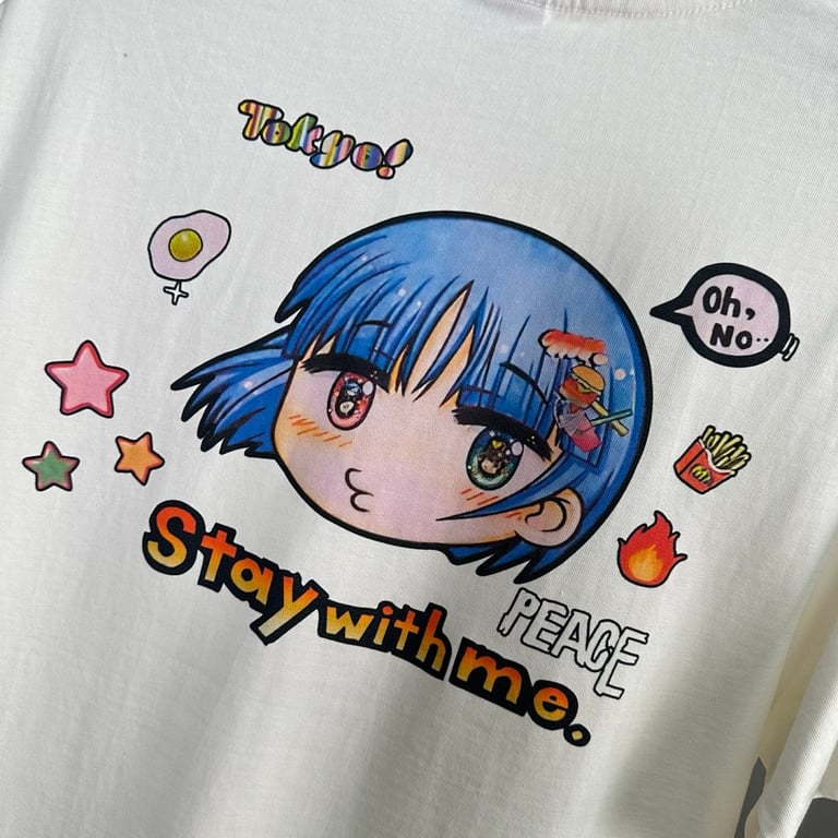 Takashi Murakami Kawaii Anime Graphic T-Shirt - 18
