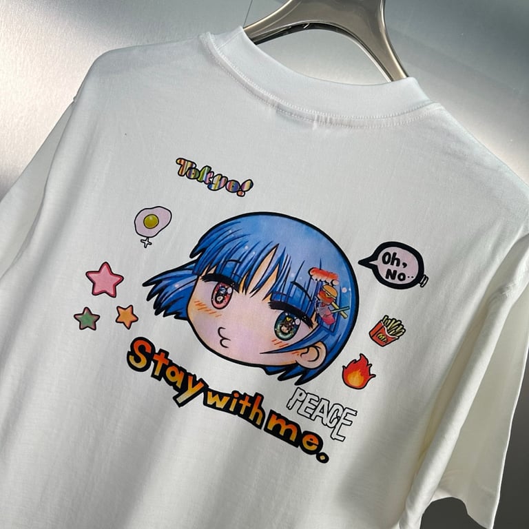 Takashi Murakami Kawaii Anime Graphic T-Shirt - 19