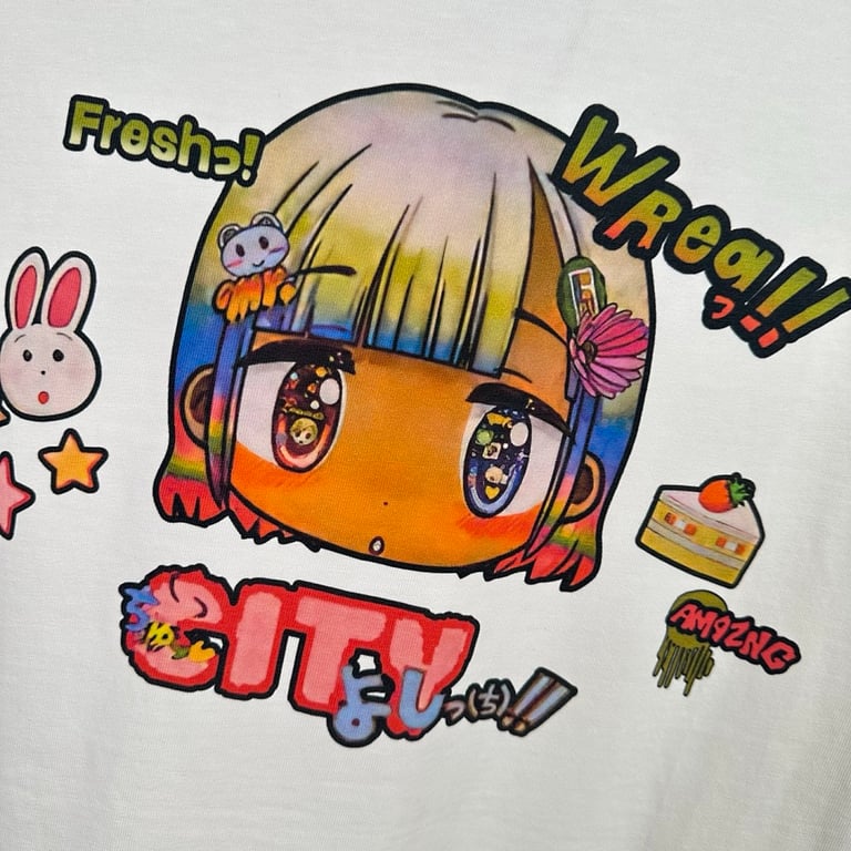 Takashi Murakami Kawaii Anime Graphic T-Shirt - 6