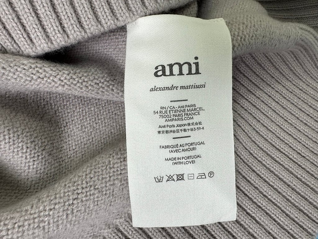 Ami Paris Ami de Coeur Merino Wool Sweater - 19