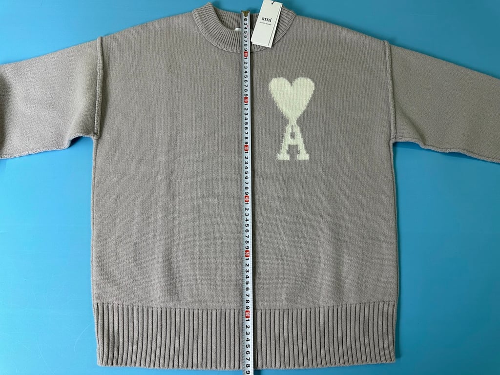 Ami Paris Ami de Coeur Merino Wool Sweater - 37